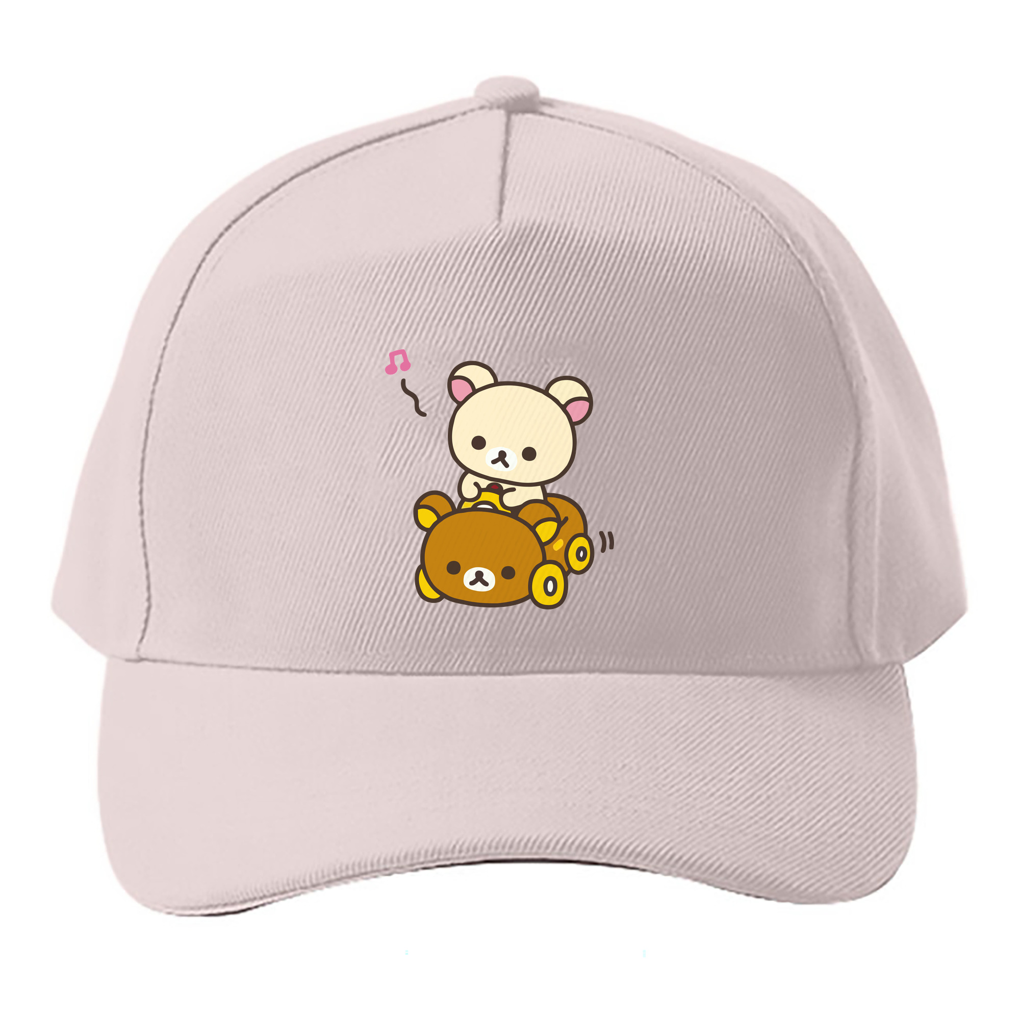 （画像用） リラックマ リラックマ キイロイトリ Rilakkuma Korilakkuma Kiiroitori ベースボールキャップ 綿100％ 男女兼用 帽子 スポーツ
